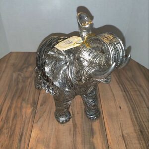 Turtle Ring Giovanni Giftware Collection Silver Elephant Figure Statue Decor